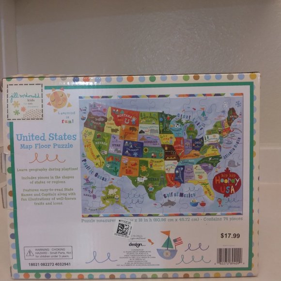 United States Map Floor Puzzle - Picture 2 of 2
